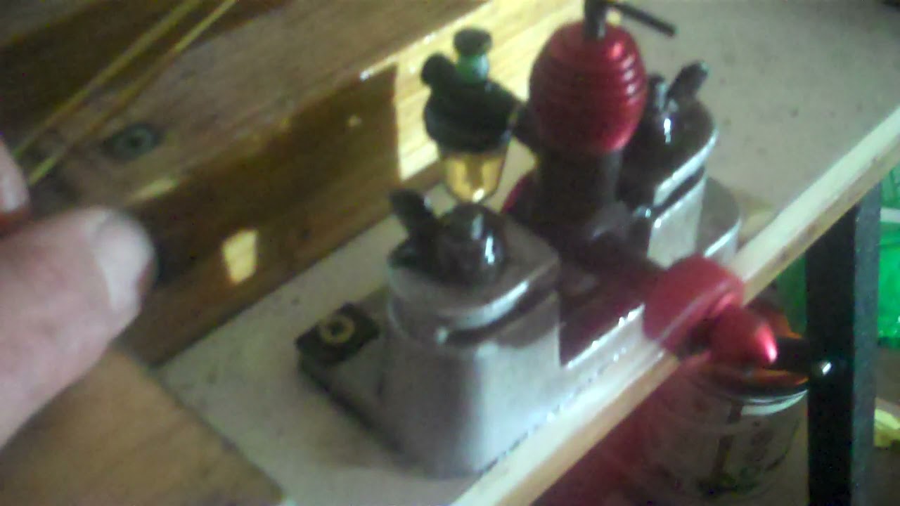 Indian Mills 0.75cc diesel engine test run.