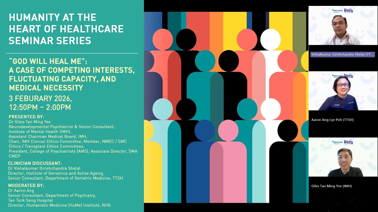 Humanity at the Heart of Healthcare Seminar Series - God will heal me: A case of competing interests