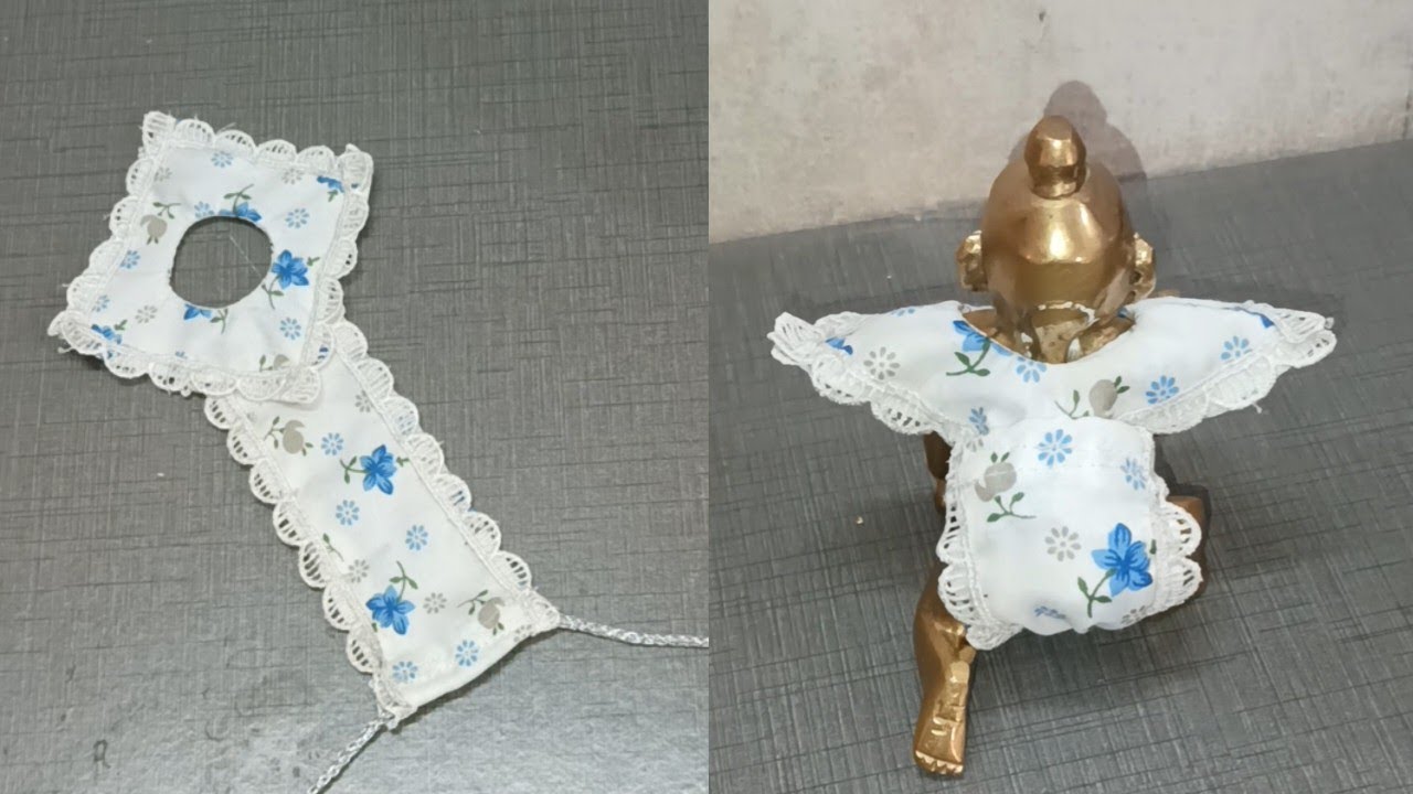 4-5-6-No.Kaanha Ji Summer Dress Making||Laddu Gopal Dress