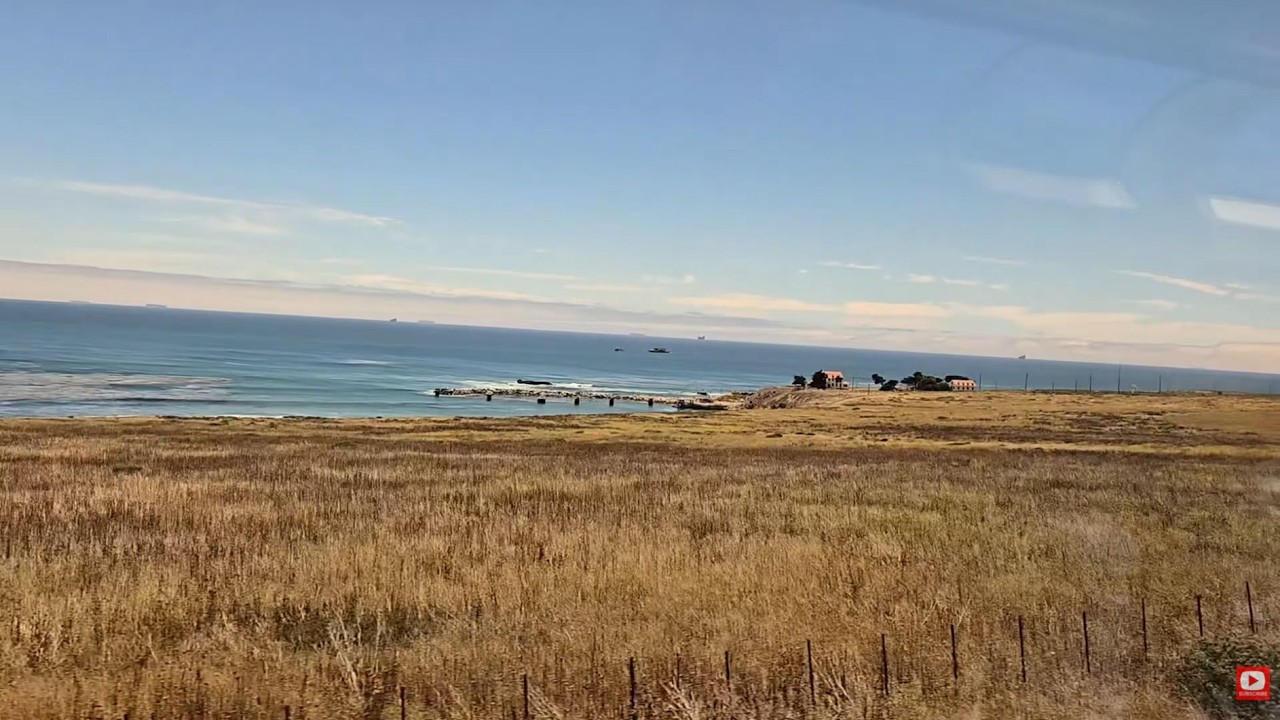 Relaxing Train Ride, 4k Amtrak Coast Starlight, Train 14 Heading North With Music