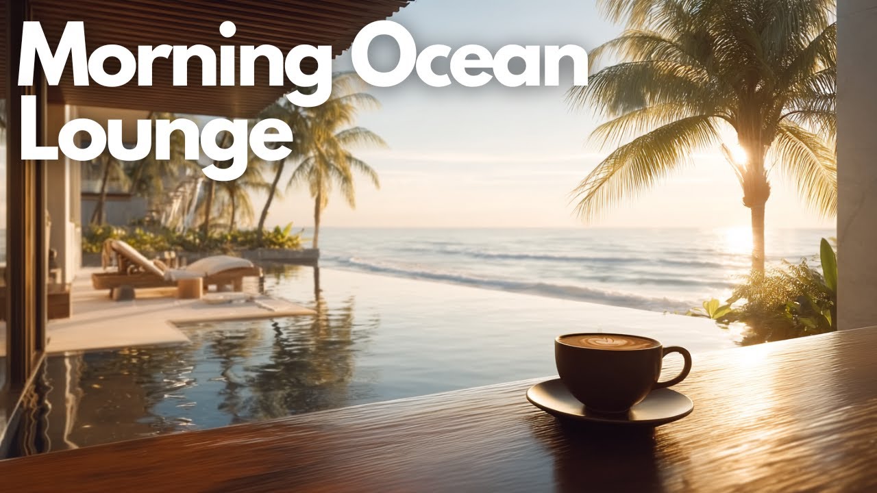 Chill Music to Start Your Day Calm & Focused | Morning Ocean Lounge