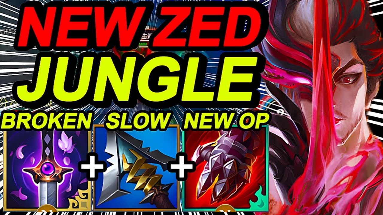 Wild Rift China Zed Jungle - New Youmuu Zed Insane Burst Damage - China Best Zed Build Runes