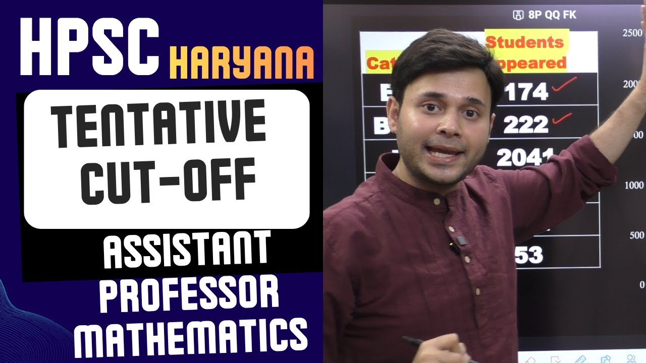 HPSC Haryana Assistant Professor Maths 2025| Expected Cutoff 2025 | Full Analysis