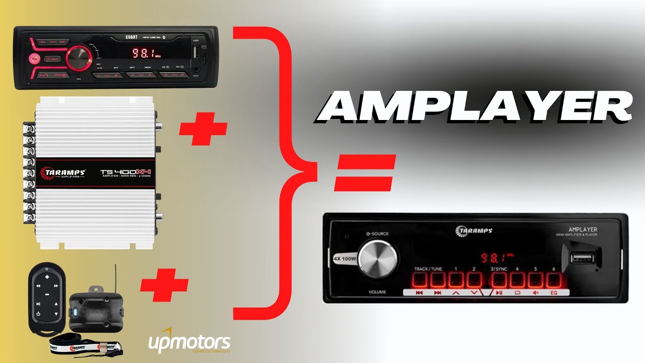 AMPLAYER 400 da Taramps mais Potência em menos Espaço ; UPMOTORS