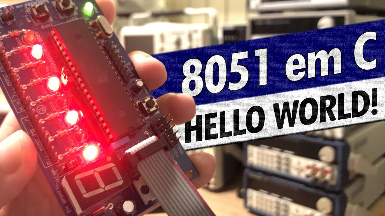 PISCA LED COM 8051 EM LINGUAGEM C