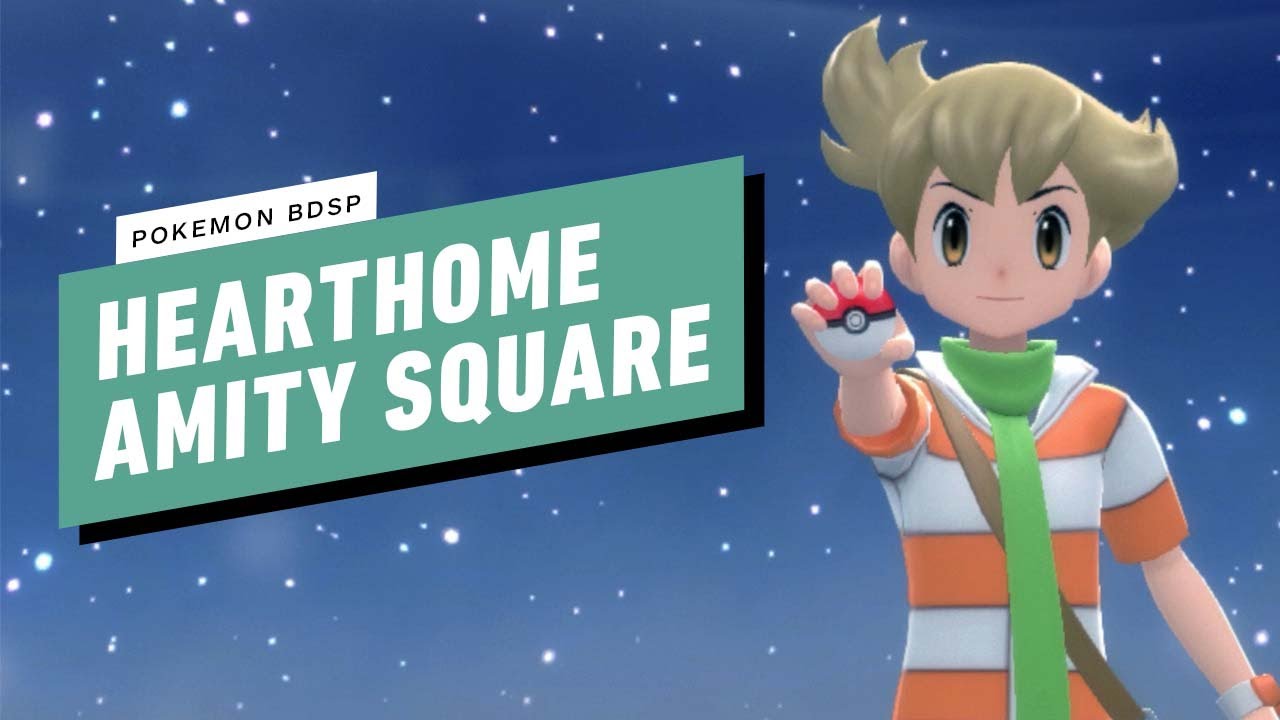 Pokemon Brilliant Diamond Shining Pearl Walkthrough Part 14 - Hearthome, Amity Square