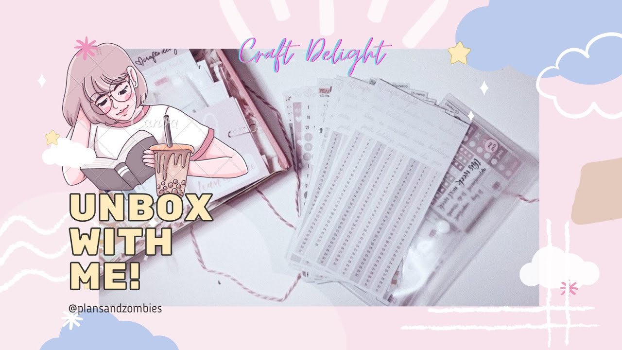 UNBOX WITH ME: Crafts Delight &bull; Hobonichi Weeks and A6 sticker kit