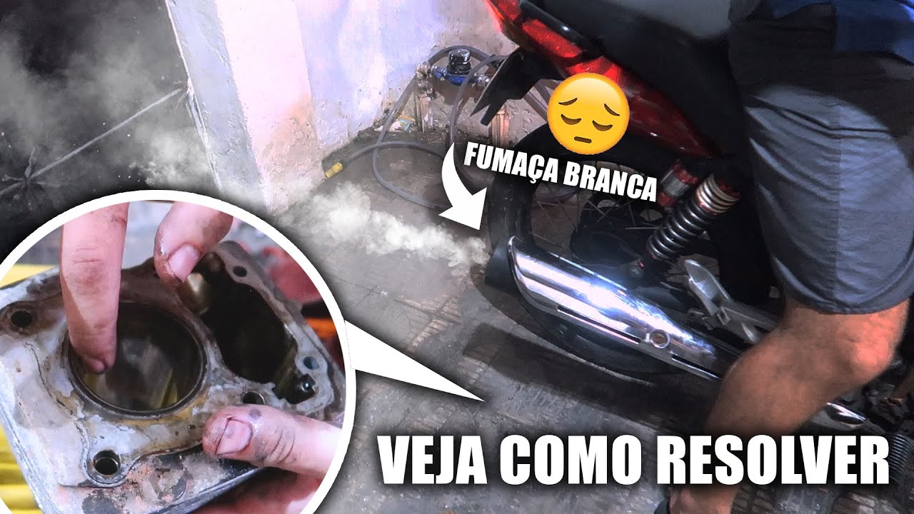 MOTO FUMAÇANDO CONSEGUI RESOLVER EM CASA - FAN 125 DE LEILÃO