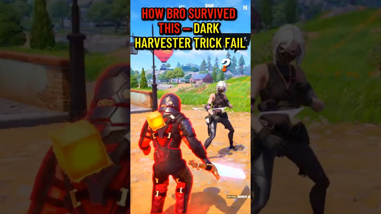 DARK HARVESTER TRICK FAIL &mdash; HOW DID THE BOSS SURVIVE?  FORTNITE CHAPTER 7