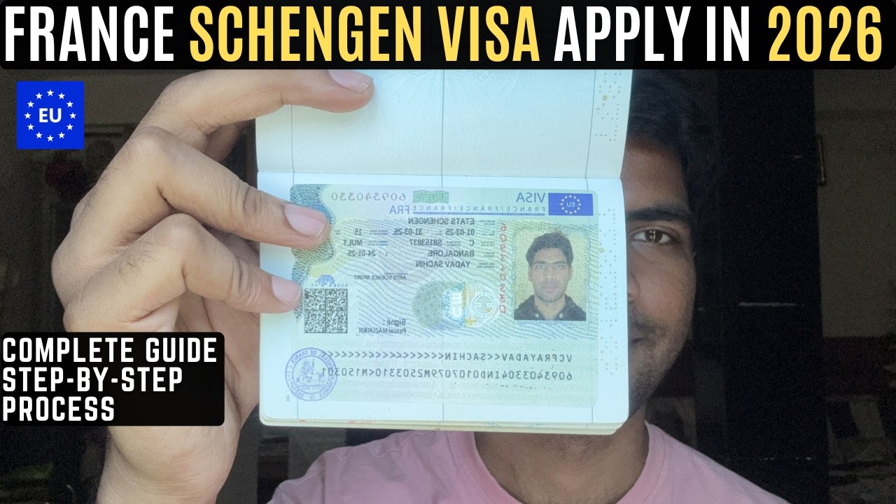 France Schengen Visa Apply from India | Step-by-Step Complete Process 2026