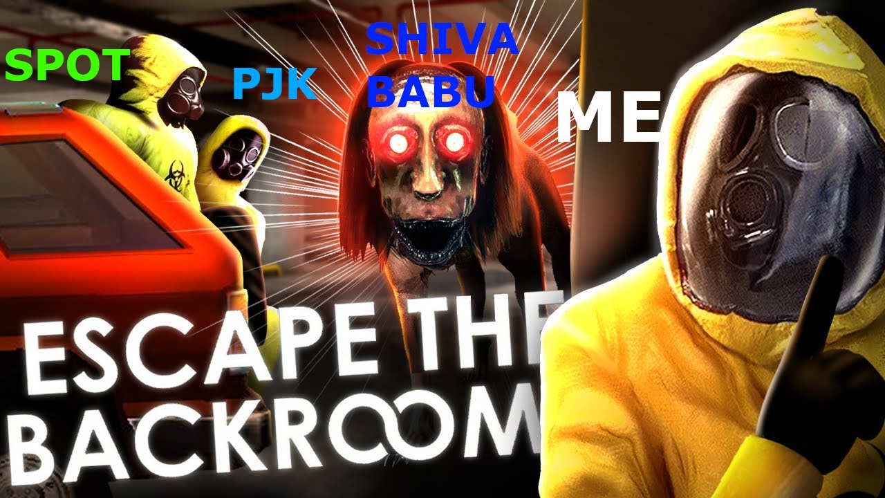 Esacpe The Back Rooms Part 2 - Time Pass in Telugu with @spot_gamez@PJKGAMING-0809@ShivaGamingBoy1
