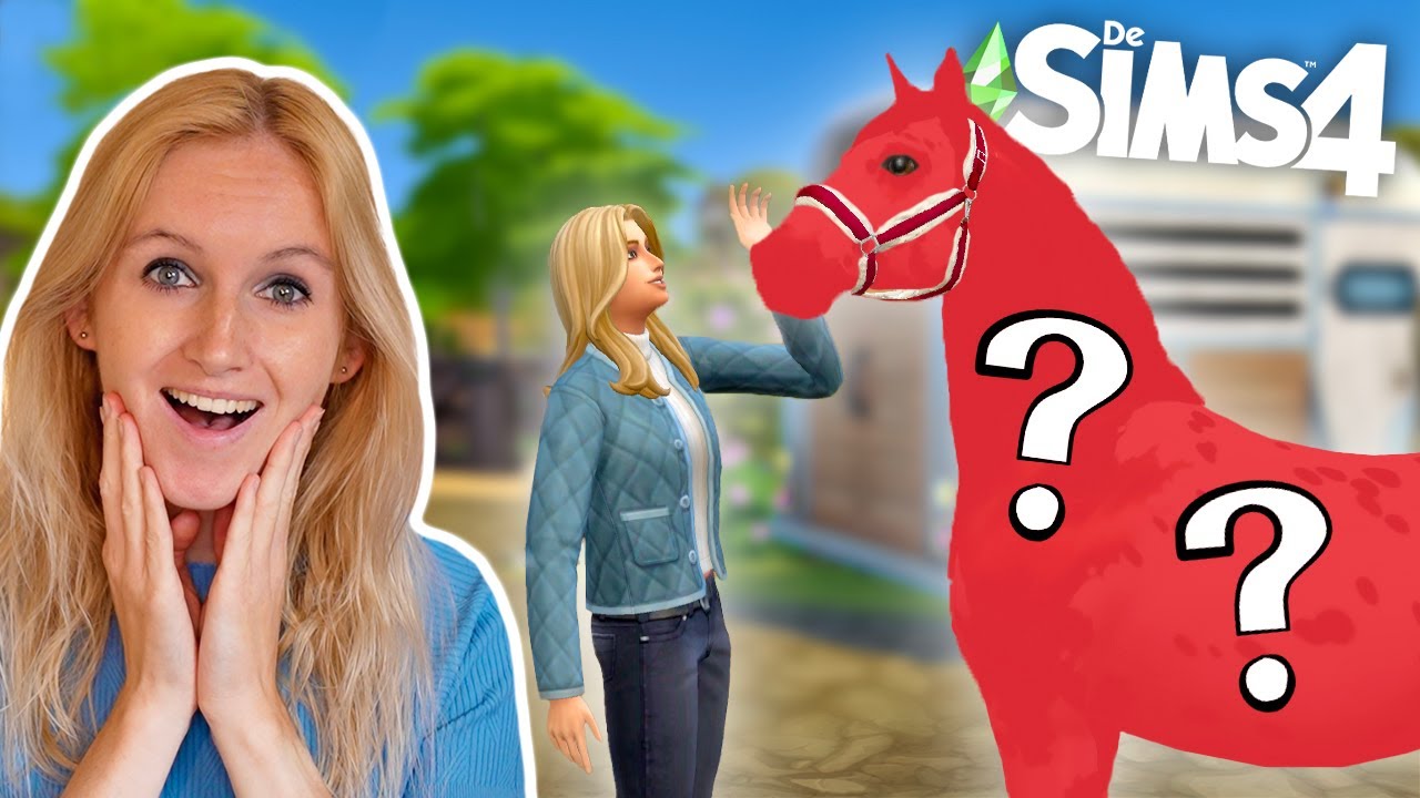 Ik koop mijn nieuwe DROOMPAARD op de SIMS 4! 😍🐴