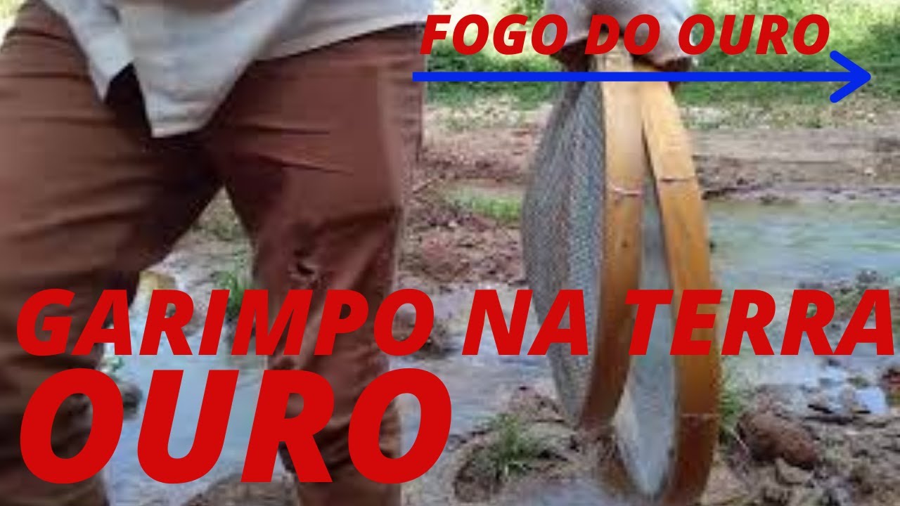 GARIMPO NA TERRA DO OURO AMARELA