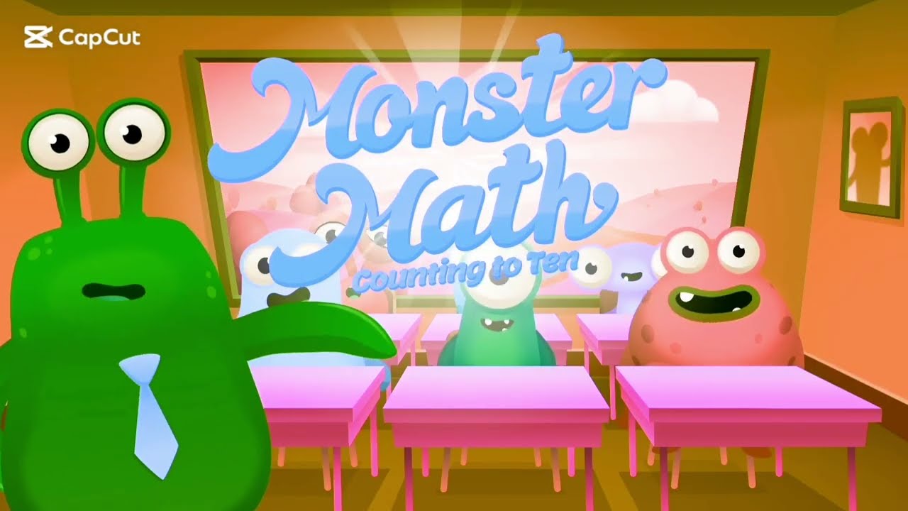 Monster Math Presents Counting To 10 Intro Capcut Effects