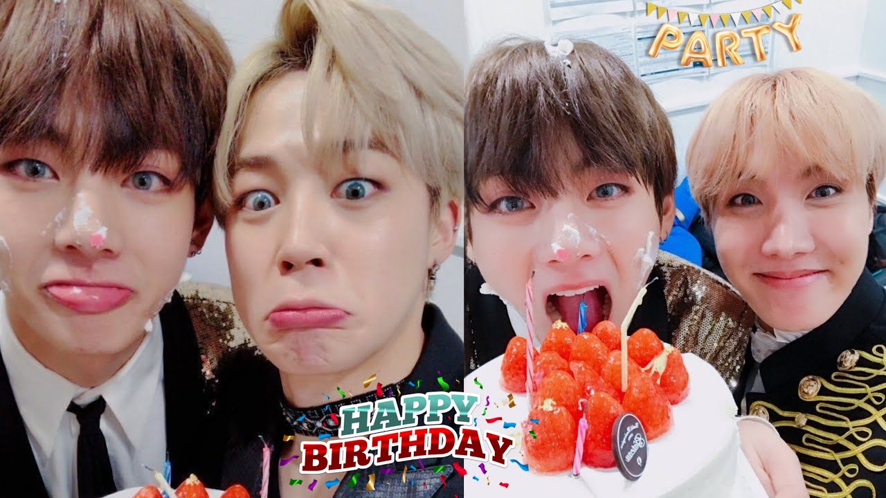 V Friends celebrate his birthday 🎂  2025 @CuteLife