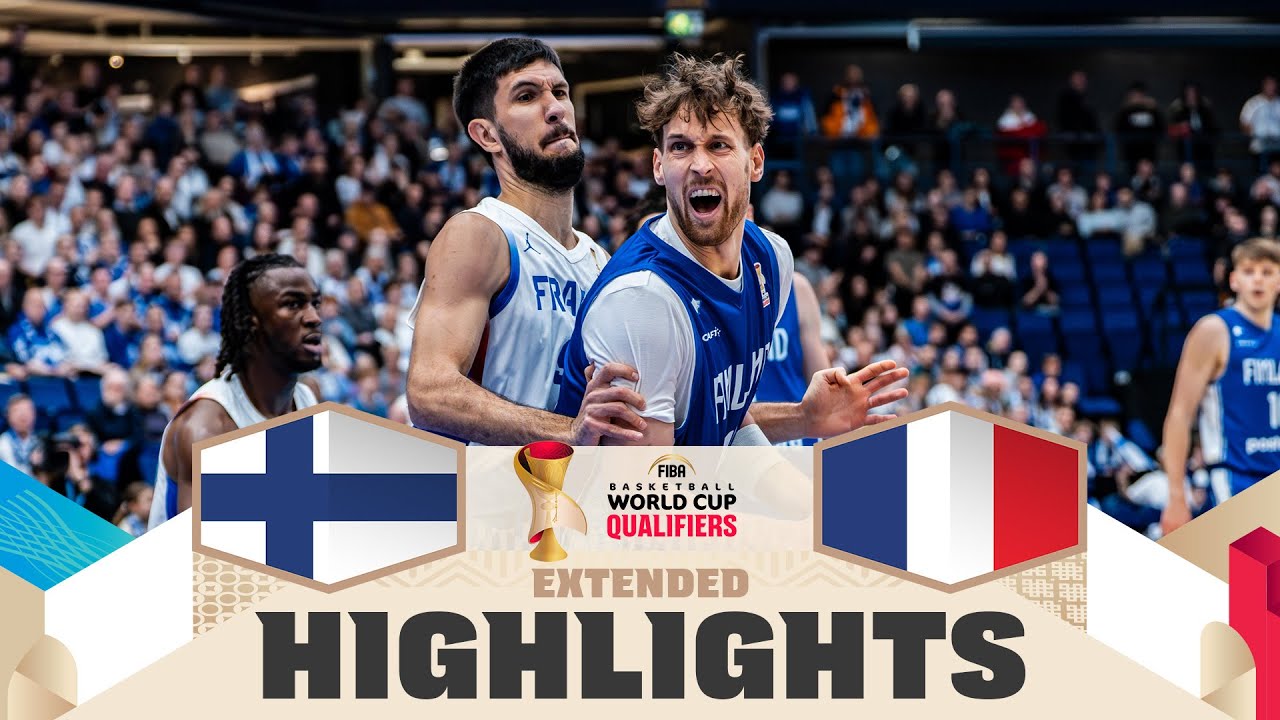 Finland 🇫🇮 v France 🇫🇷 | Extended Highlights | FIBA Basketball World Cup 2027 European Qualifiers