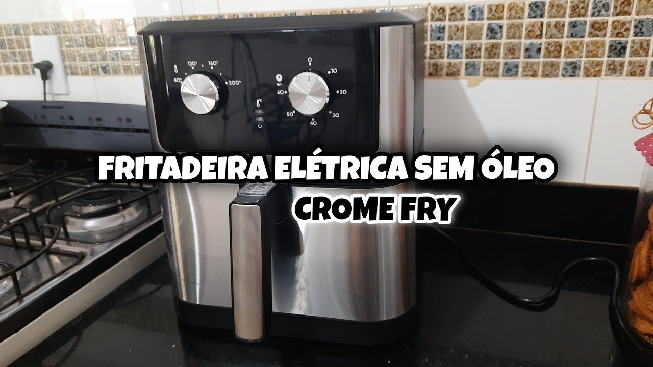 FRITADEIRA ELÉTRICA CHROME FRY Elgin| 8 LITROS| ACABAMENTO INOX