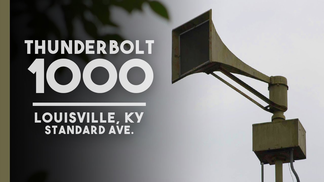 Federal Signal Thunderbolt 1000 | Full Alert | Louisville, KY (Jefferson Co.Tornado Siren Test)