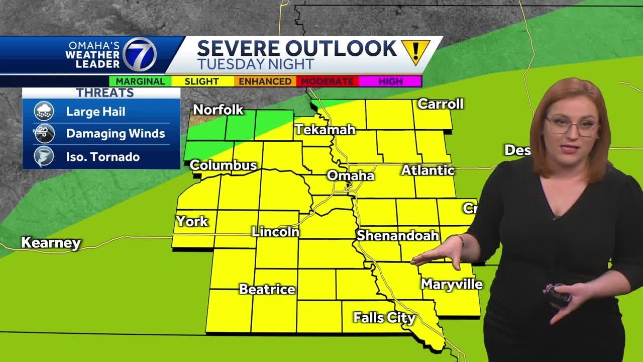 Brisk, dreary Sunday for Omaha-area