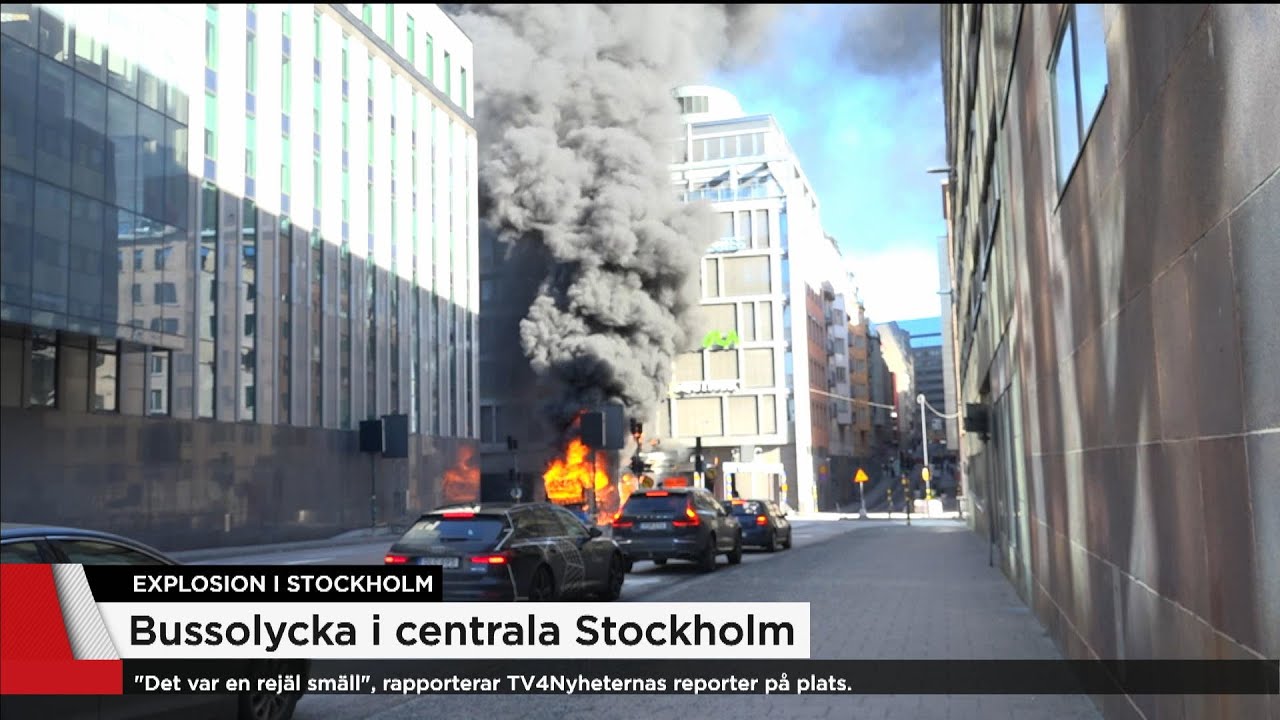 TV4Nyheternas reporter körde bakom bussen: 