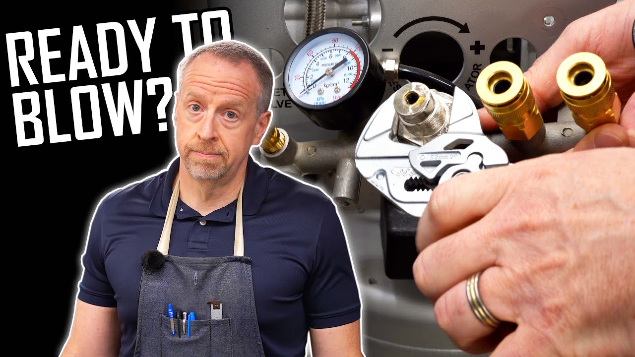 Ремонт протекающего регулятора воздушного компрессора | California Air Tools