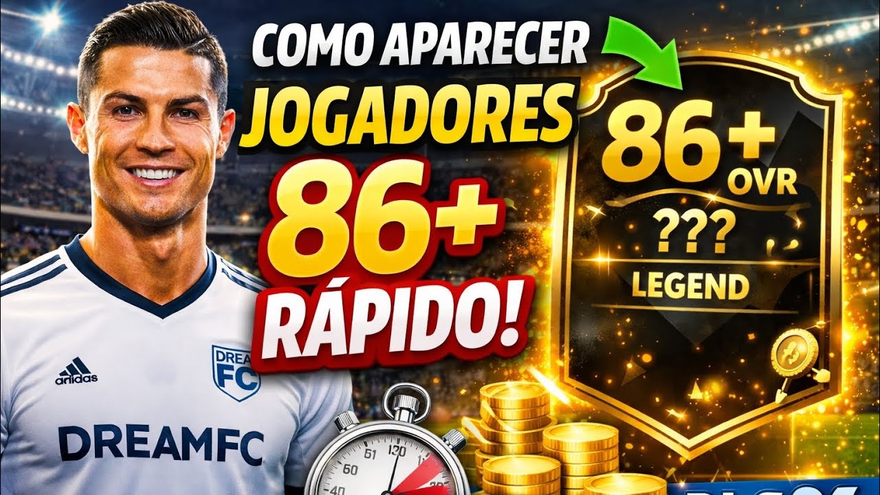 🔥 COMO FAZER APARECER JOGADORES 86+ NO DLS 26 (MÉTODO QUE FUNCIONA!) 😱