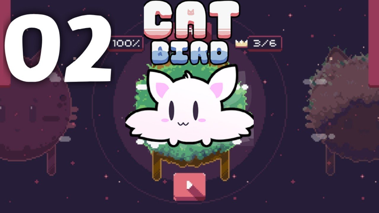Cat Bird Gameplay and walkthrough - World 2 Grasi - Level 1 to 15 - Boss Mad Totems - Part 2.