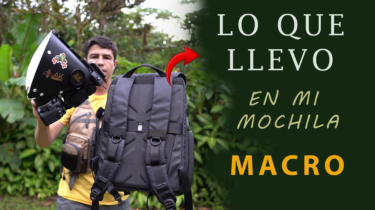 Fotografía MACRO / Esto llevo en mi mochila
