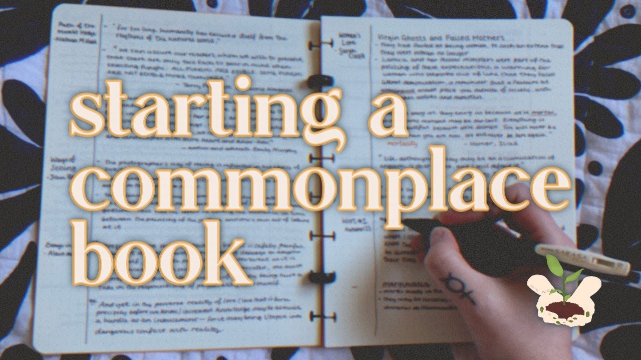 starting a commonplace book is carrying my mental health rn | Sapling Tarot