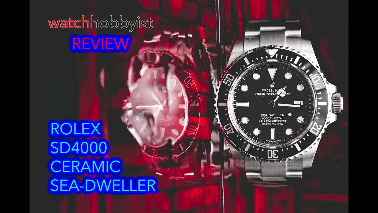 4k REVIEW: Rolex Sea Dweller SD4000 Ceramic 116600, NOW DISCONTINUED, an overnight classic