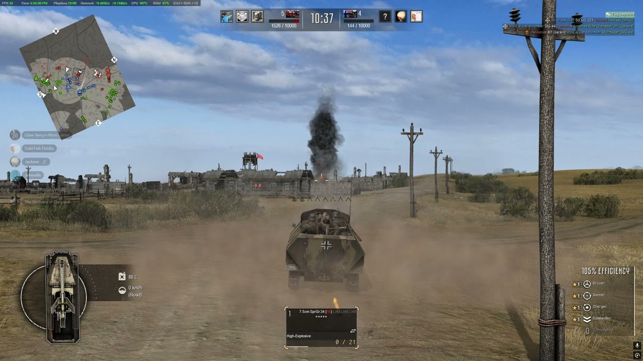 Fighting for Control - Project Realism - CTA - GoH Mod - Grasslands 3v3