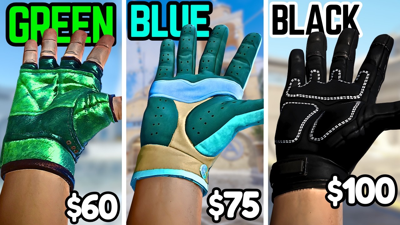 The BEST CHEAP Gloves To Buy Under $100 in CS2 (EVERY COLOR)