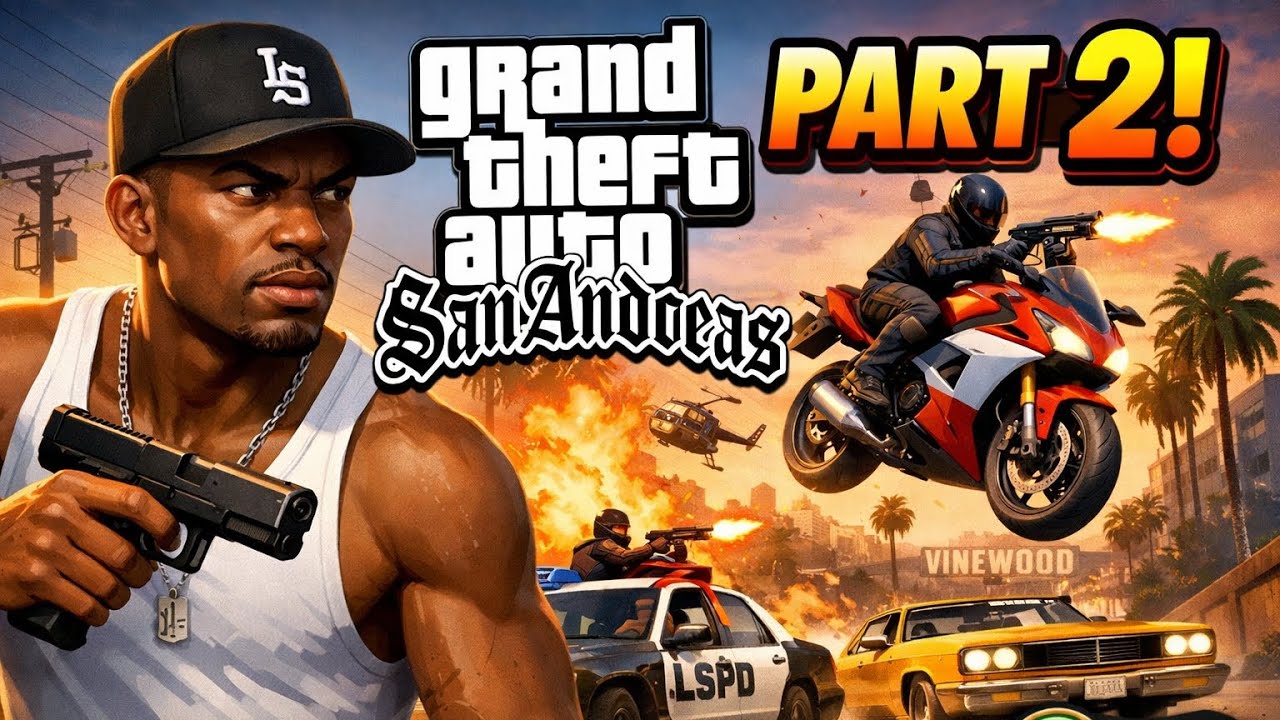 I tried gta san part 2#please subscribe