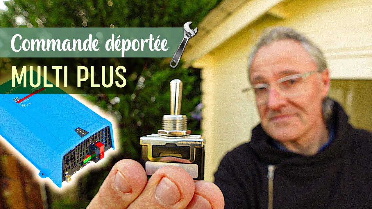 #27. Commande déportée convertisseur Multiplus + rangement fenêtre