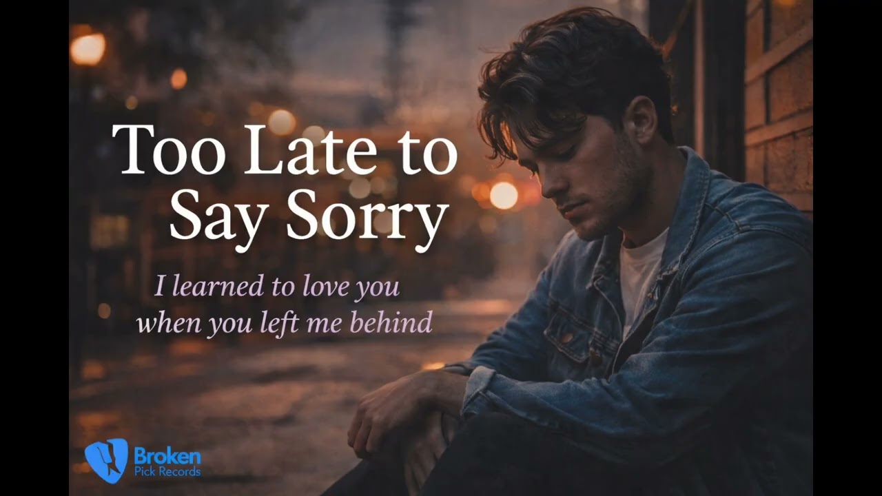 Too late to say sorry