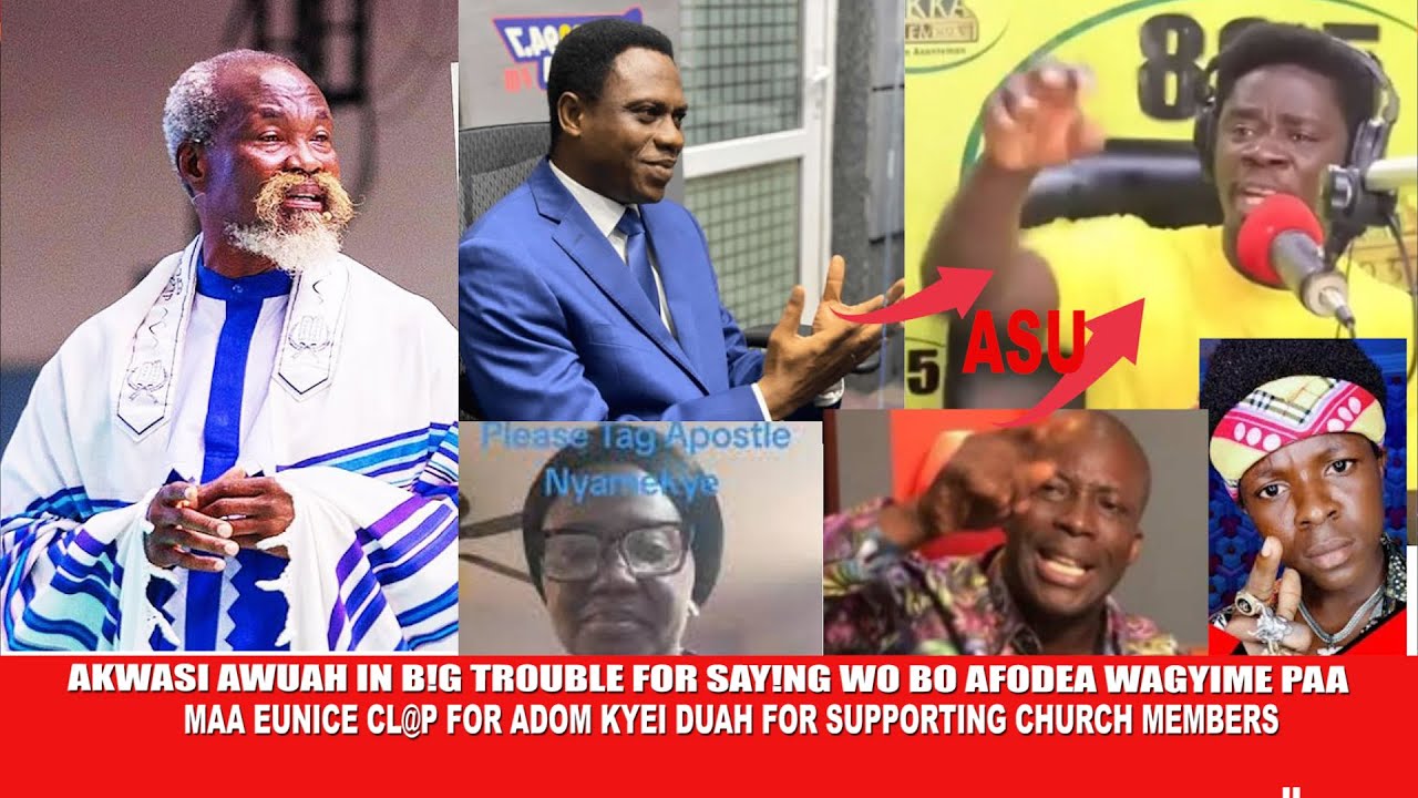 Akwasi Awuah in b!g tr0uble for saying Wo bo afodea wagyime paa eeh + Maa Eunice clap for Adom Kyei