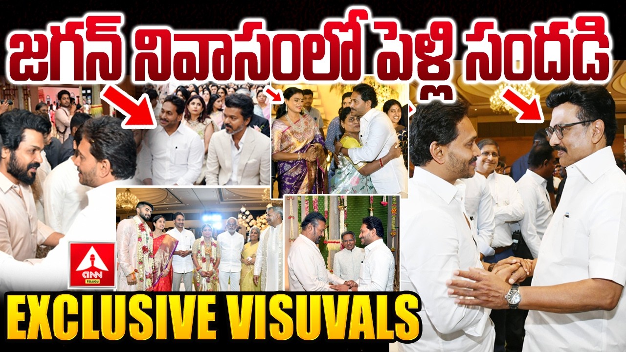 జగన్ నివాసంలో పెళ్లి సందడి..! | YS Jagan Family Wedding EXCLUSIVE LIVE | Chennai | ANN Telugu