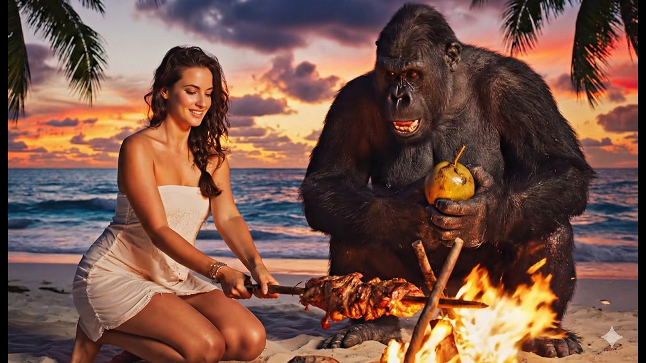 Part 2: Life 3.6 Million Years Ago King Kong & The Forgotten World VEO 3 AI 4K