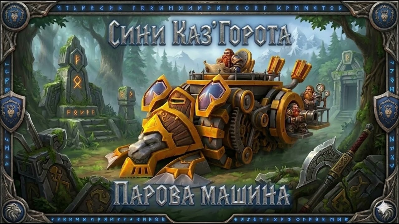 Парова  машина  Сини Каз`Горота