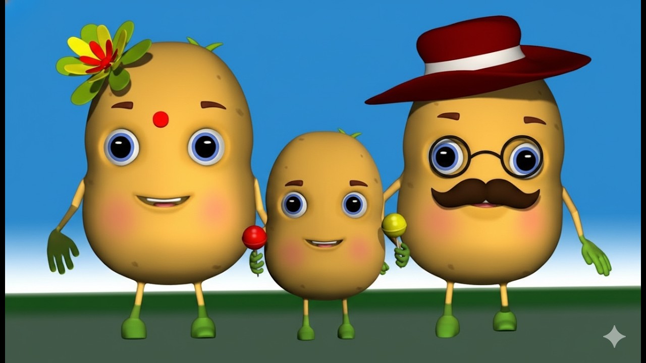 Aloo Kachaloo Beta Kahan Gaye They | Popular Hindi Kids Song | आलू कचालू