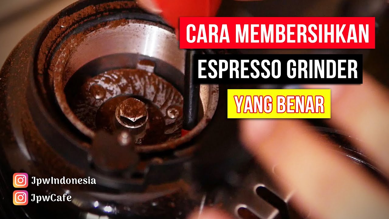 CARA MEMBERSIHKAN ESPRESSO GRINDER YANG BENAR  👍🏽👍🏽