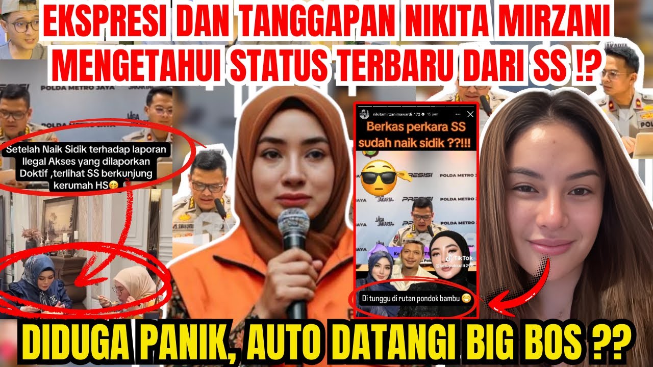 EKSPRESI DAN TANGGAPAN NIKITA MIRZANI MENGETAHUI STATUS TERBARU SHELLA SAUKIA ?!