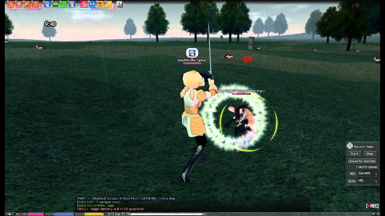 Mabinogi FireCounter combat tactic