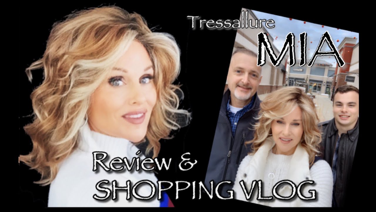 Tressallure MIA Wig Review | 2 COLORS | A SHOPPING TRIP VLOG! #tazswigcloset