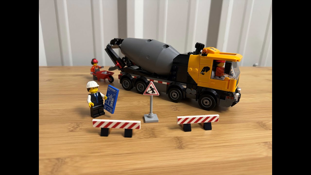 LEGO City 60478 Cement Mixer