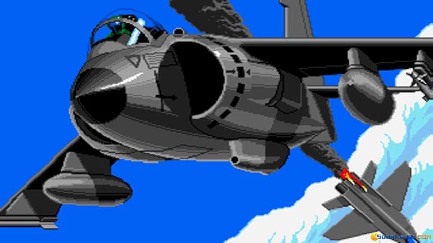 Operation Harrier gameplay (PC Game, 1990)