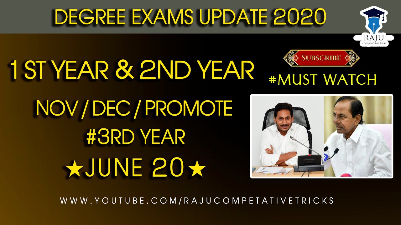 DEGREE EXAMS UPDATE || AP,TS DEGREE TIME TABLE RELEASED 2020 | | Degree exams eppudu||UG examsupdate