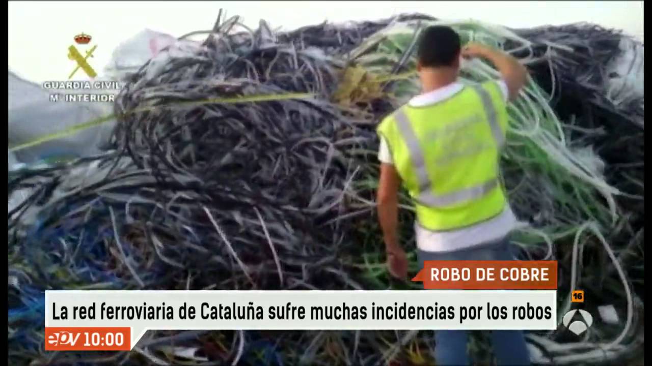 Disminuye el robo de cobre en toda España menos en Cataluña - Espejo Público