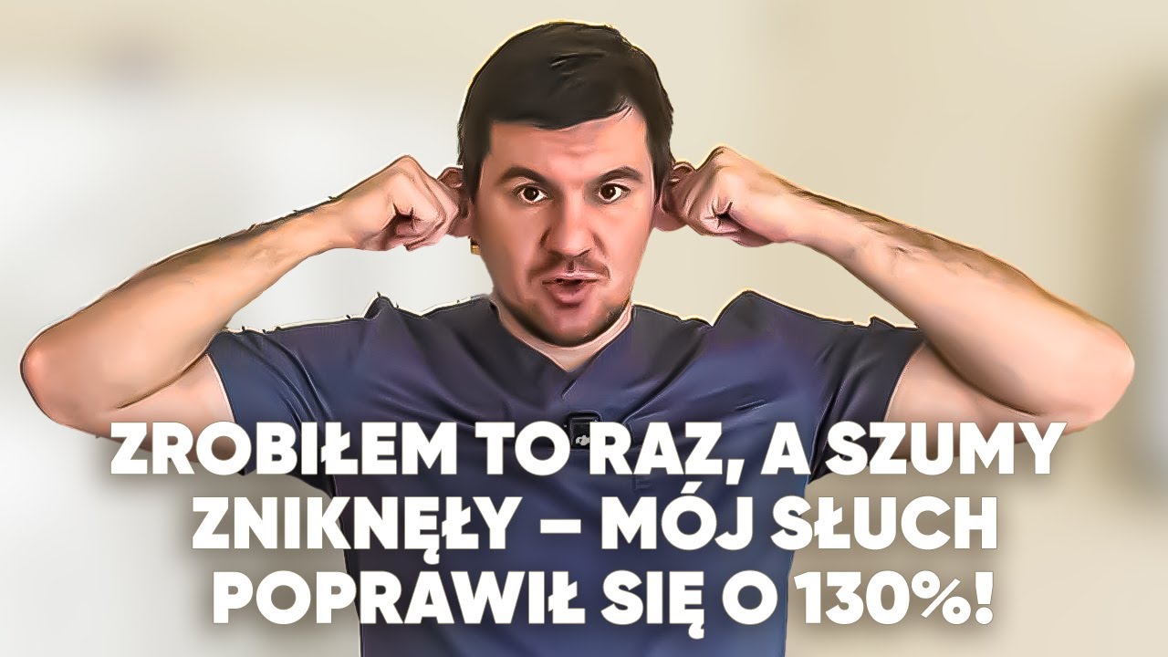 Tylko 1 minuta, a pozbędziesz się szum&oacute;w w uszach. Poprawisz sw&oacute;j słuch o 130%!