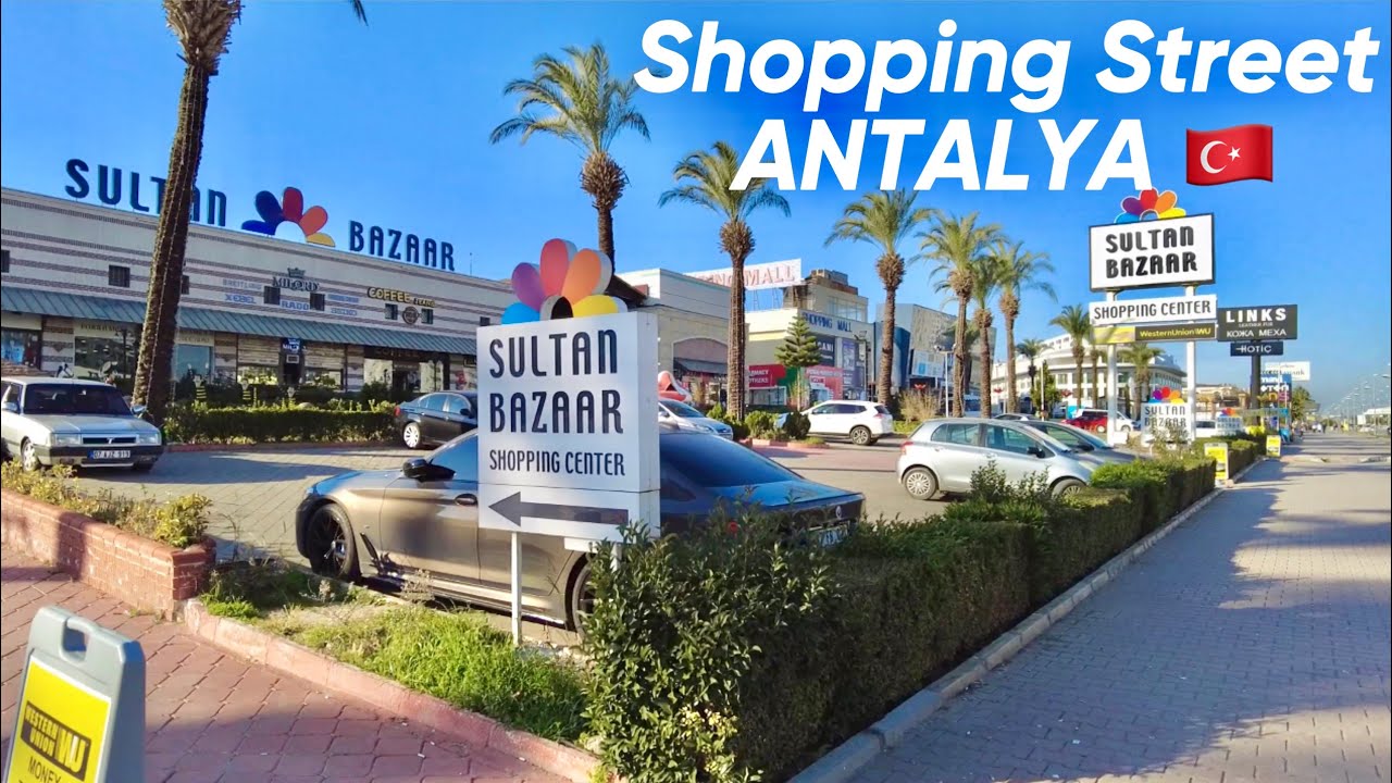 Walking and Shopping in Lara Antalya Street Bazaar||Bags, Shoes and Clothes